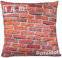 MORAVSKÁ ÚSTŘEDNA Polštář Pat a Mat Žebřík 40x30cm A je to! PLYŠ