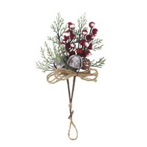 Dekorační větev s bobulemi P2323 - 27 cm