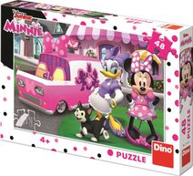 Puzzle Disney Minnie a Daisy 48 dílků 26x18cm skládačka v krabici
