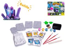 MAC TOYS Krystaly 4M modré experimentální vědecký vzdělávací set