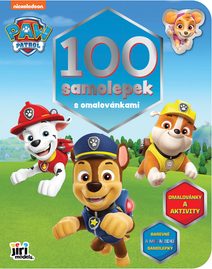 JIRI MODELS 100 samolepek s omalovánkami Tlapková Patrola