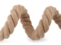 Bavlněná šňůra režná kroucená Ø20 mm návin 10 metrů
