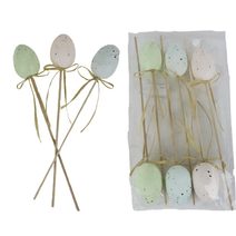 Zápich velikonoční vajíčka, 6 ks X7965/3 - 26*18*4CM