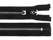 Kovový zip No 5 délka 25 cm s ozdobným jezdcem