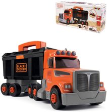 Smoby B+D šroubovací kamion jeřáb s přívěsem (box + nářadí)