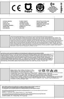 Plyšový tukan 23 cm