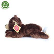 plyšový medvěd ležící, 18 cm, ECO-FRIENDLY
