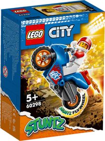 LEGO CITY Kaskadérská motorka s raketovým pohonem 60298 STAVEBNICE