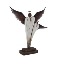 Dekorace andělé D7387/3 - 34 × 8 × 37 cm