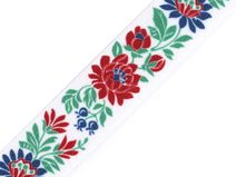 Pruženka folklor šíře 25 mm metráž