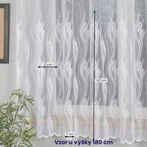 Kusová záclona Anturie 175x300 cm