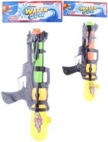 Pistole vodní 37cm se zásobníkem na vodu 2 barvy plast v sáčku
