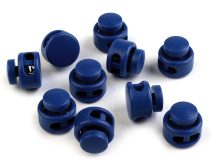 Brzdičky s dvěmi dírkami 13x15 mm kulaté 10 kusů