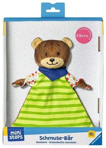 PLYŠ Medvídek s modrou dečkou 25cm baby usínáček *PLYŠOVÉ HRAČKY*