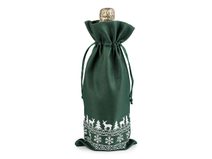Vánoční dárkový pytlík na láhev 15x32 cm
