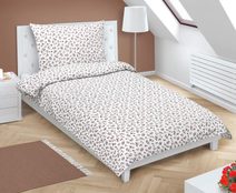 Povlečení bavlna Čtyřlístek denim na bílém 140x200, 70x90 cm