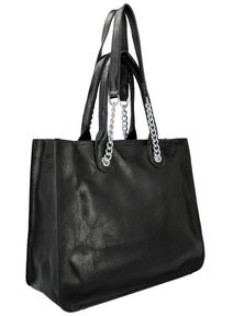 Elegantní šedá velká dámská kabelka přes rameno