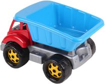 Auto jeřáb plastový stavební 36cm výsuvné otočné rameno 2 barvy v síťce