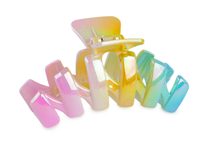 Skřipec do vlasů duhový s perleťovým leskem