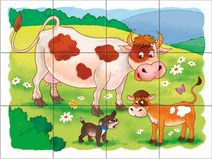 Kubus Na farmě 12 kostek