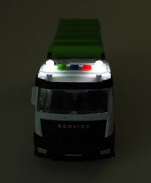 Auto technické služby 13cm zpětný chod svoz komunálního odpadu 4 druhy plast