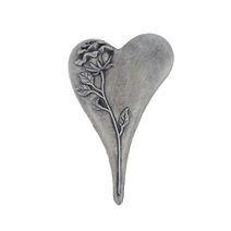 Dekorace srdce X6472/1 - 11 × 16 x 4 cm