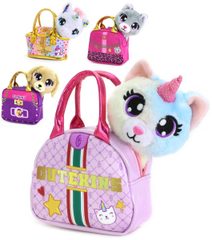 PLYŠ CuteKins zvířátko mazlíček v tašce 4 druhy