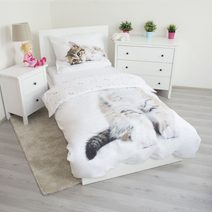 Povlečení bavlněné Junior - 140x200, 70x90 cm farma - dětský motiv