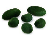 Dekorace mechové kameny mix velikostí 6 ks