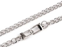 Řetízek na kabelky s karabinou délka 125 cm, šíře 8 mm