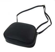 MiaMore Kožená crossbody dámská kabelka se třemi oddíly červená