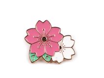 Brož / odznak květ, čtyřlístek