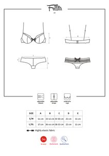 Sexy set Delicanta top & panties