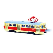 Tramvaj, která hlásí zastávky česky, 28 cm