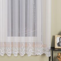 Oblouková záclona Tereza 160x300 cm bez řasící pásky