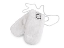 Dámské zimní kožešinové rukavice palčáky