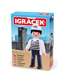 EFKO IGRÁČEK Kluk figurka 7,5cm rodina v krabičce STAVEBNICE