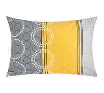 Povláček krepový Šedá,Žlutá 80/417