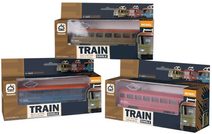 Kovová tramvaj červená 20 cm