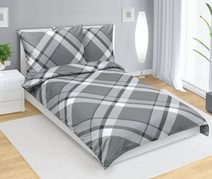 Saténové povlečení LUXURY COLLECTION 140x200, 70x90cm CARERO béžové