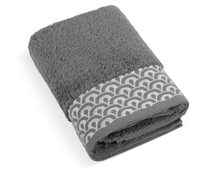 Froté ručník a osuška kolekce Krajka Šedá K/344