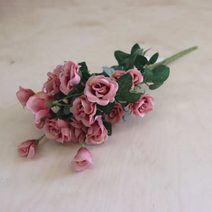Kytice růže růžová 371256-07 - 24 x 38 cm