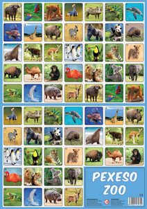 Pexeso Psi společenská hra 32 obrázkových dvojic