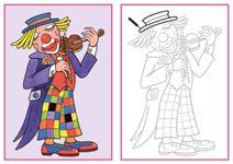 AKIM Omalovánky Didaco Klauni