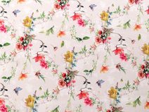 Dekorační látka Loneta květy METRÁŽ