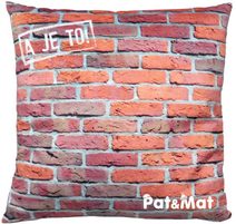 MORAVSKÁ ÚSTŘEDNA Polštář Pat a Mat Žebřík 40x30cm A je to! PLYŠ