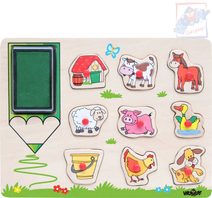 WOODY DŘEVO Puzzle skládačka Lidé a povolání *DŘEVĚNÉ HRAČKY*