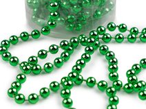 Perlový vánoční řetěz Ø6 mm délka 2,5 metru