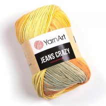 Pletací příze Jeans Crazy 50 g batik