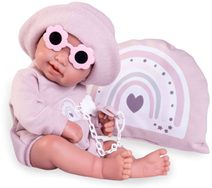 Antonio Juan panenka miminko Pipa holčička 42 cm (realistická, vinyl)